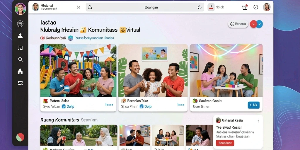 Tampilan antarmuka yang user-friendly.