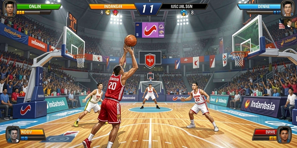Tangkapan layar menunjukkan gameplay yang menarik dan intens.