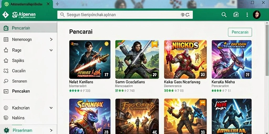 Tampilan antarmuka yang sederhana dan ramah pengguna.