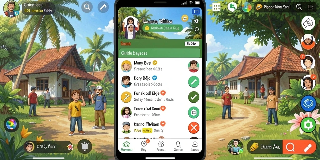 Tampilan antarmuka aplikasi yang menarik dan sederhana.