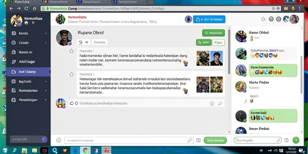 Tampilan antarmuka utama LION4D yang menarik.