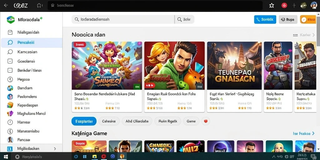 Tampilan permainan slot yang menarik dan penuh warna.