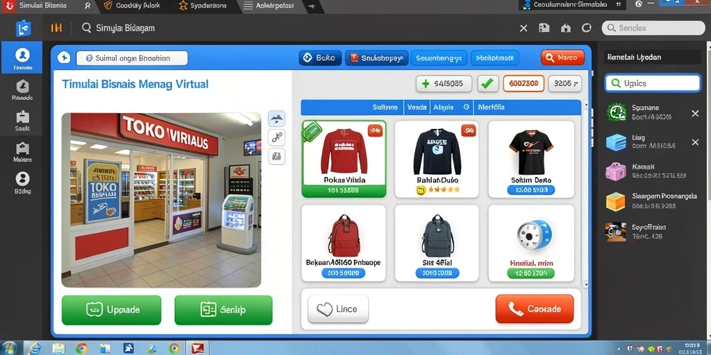 Tampilan antarmuka yang menarik dan user-friendly.