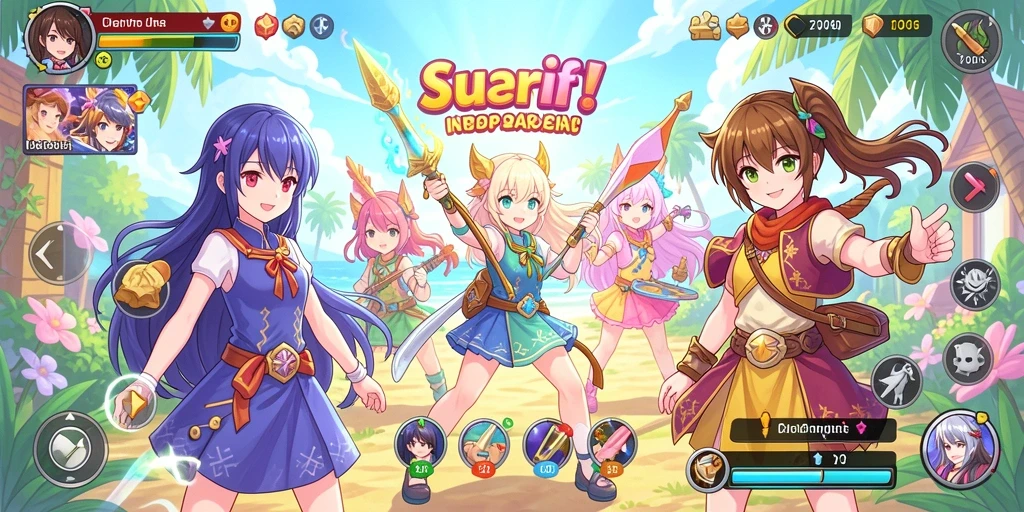 Tampilan hemat ruang informasi permainan.