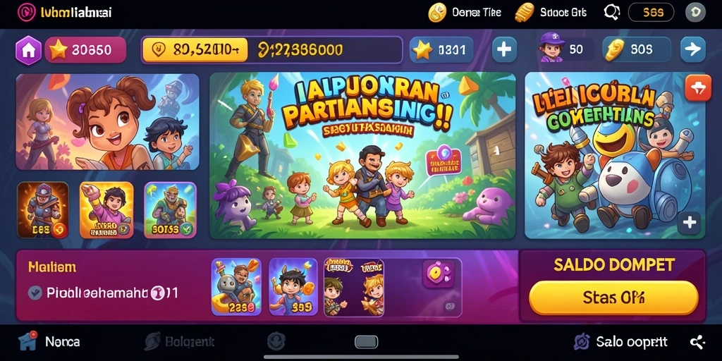 Tampilan antarmuka yang menarik dan modern.