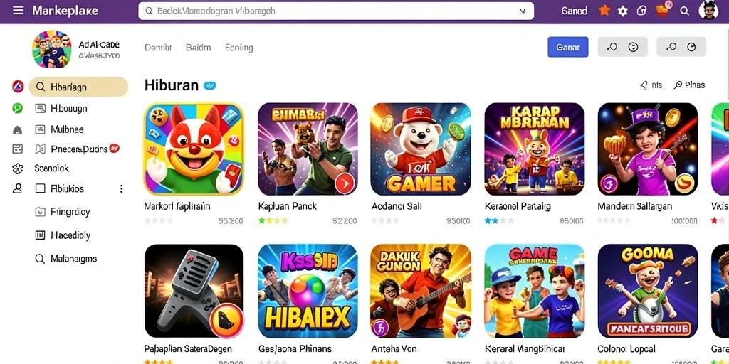 Tampilan antarmuka yang menarik dan intuitif.