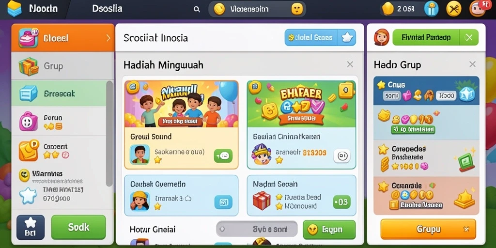 Tampilan awal yang menarik dan user-friendly.