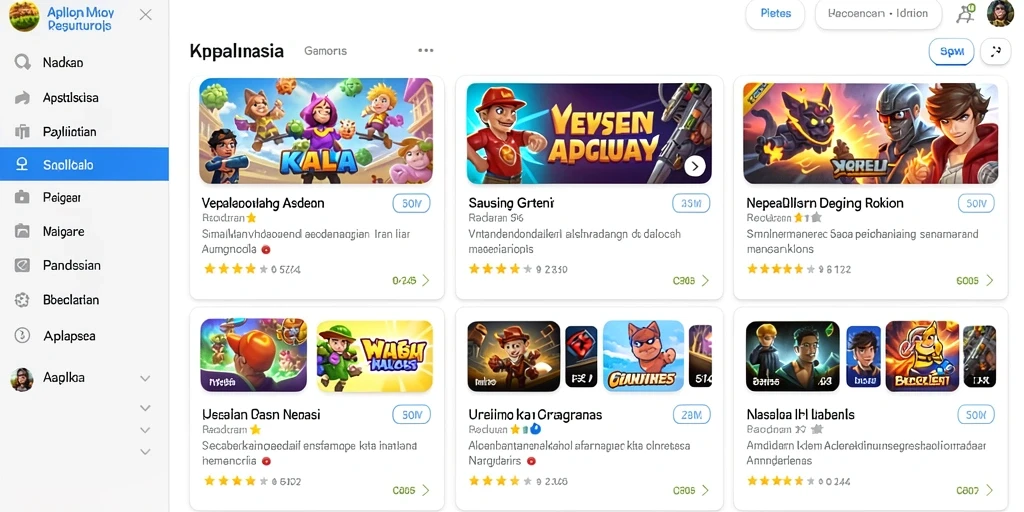 Tampilan antarmuka yang menarik dan mudah digunakan.